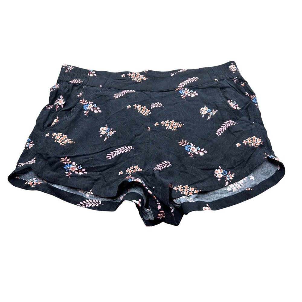 Express Womens Floral Patterned Rayon Shorts Size S